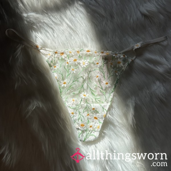 Daisy Chain Embroidery G-String