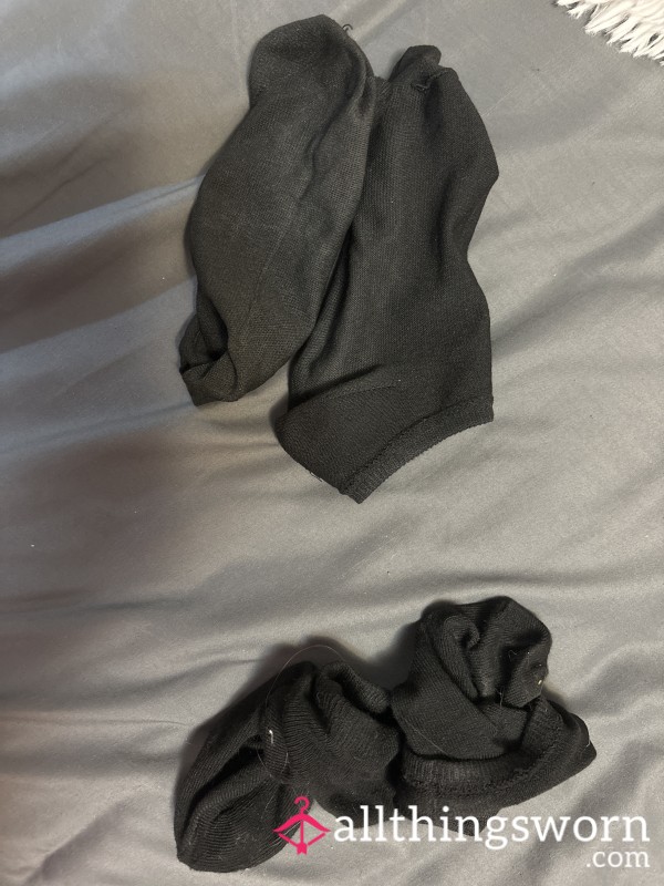 Dirty Black Socks Multiple Pairs Available