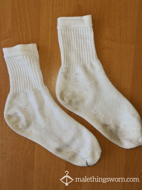 Dirty Smells White Socks