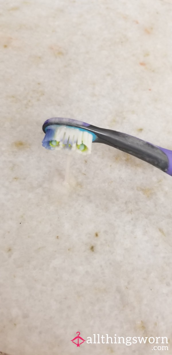 Dirty Used Toothbrush