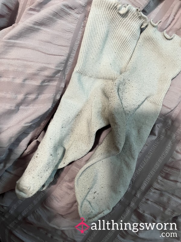 Dirty White Well Used Socks