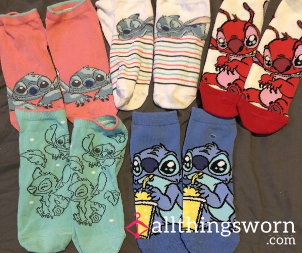 Disney Stitch Socks, Custom Wear