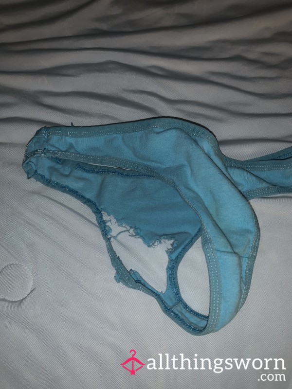 Easy-Access Blue Thong