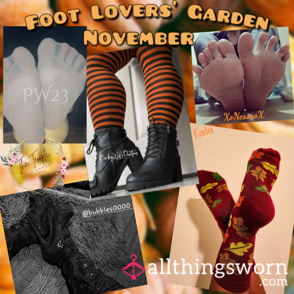 Foot Lover’s Garden - Shared Feet Content With 5 Sets Of Feet!