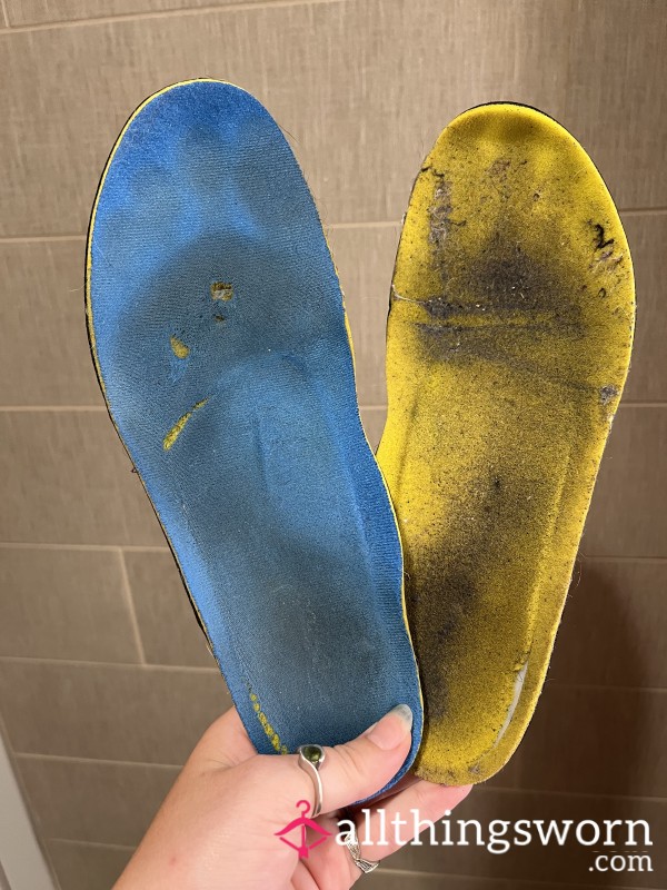 Filthy, Destroyed, Stinky Sneaker Arch Support Inserts