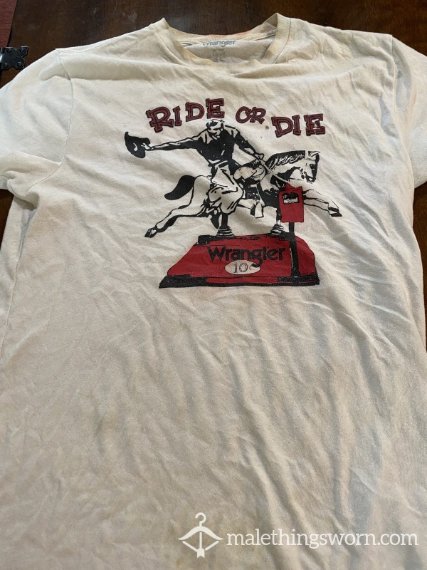 Filthy Ride Or Die Wrangler Shirt Small