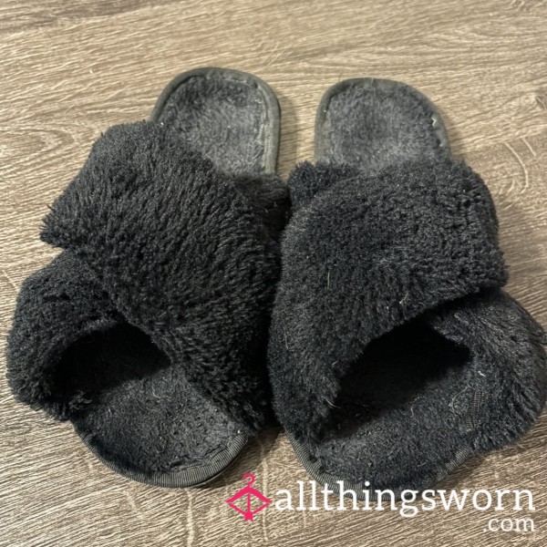 Filthy, Smelly Old Fur Slippers