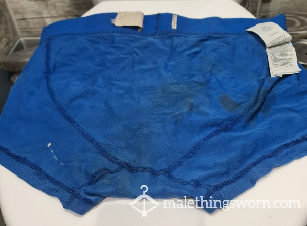 Filthy Stained Gym Worn Boxers