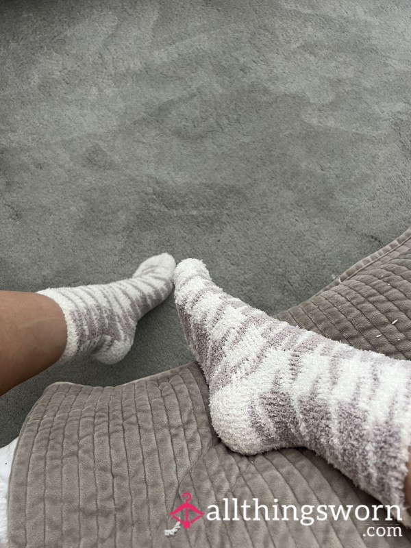 Fluffy Socks Worn