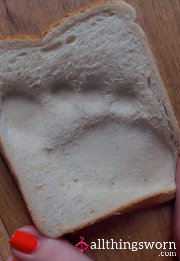 Foot Bread With Toe Prints By BBW Goddess - Fet**h Food