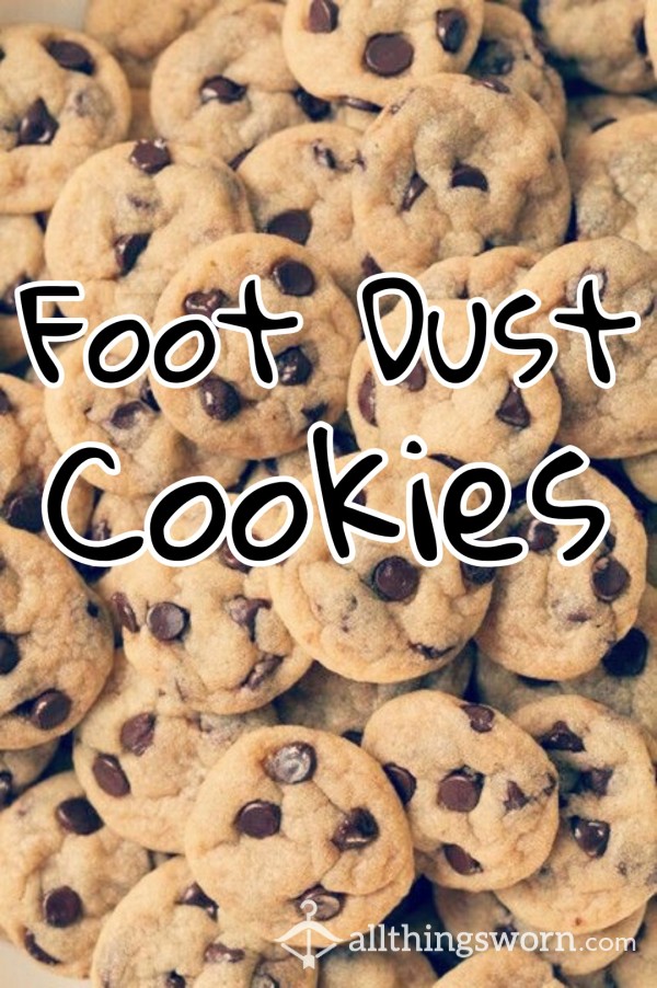 Foot Dust Cookies- Made To Order