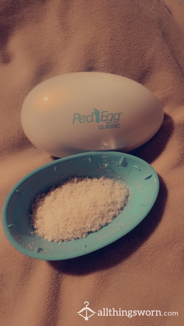 Foot Dust From Ped Egg