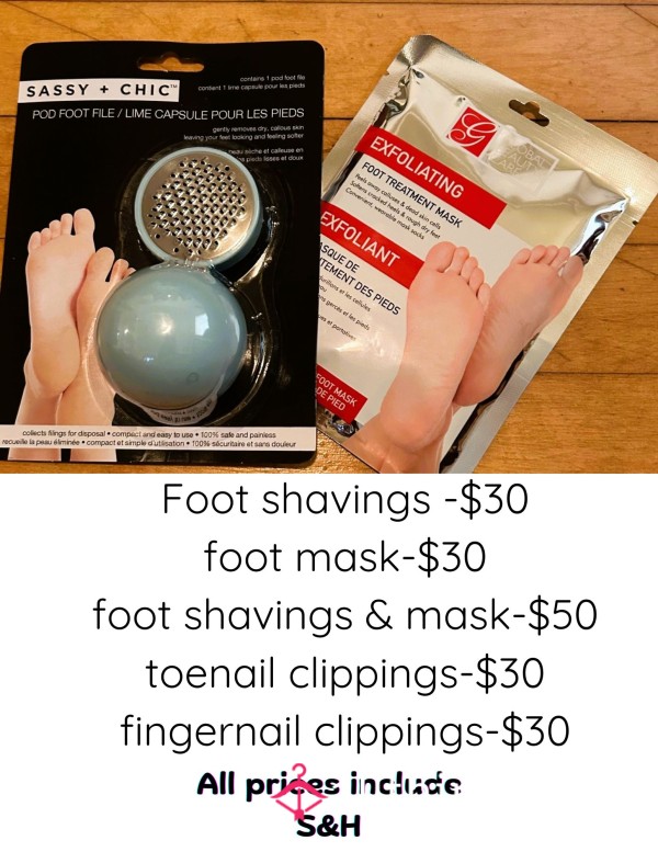 Foot Shavings And/or Mask