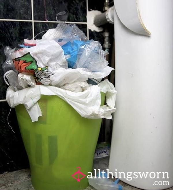 Full Bathroom Trash Bin