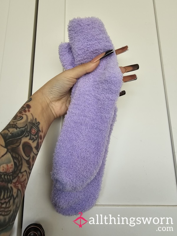 Fuzzy Soft Purple FILTHY Sockies
