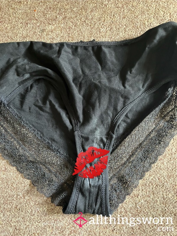 Gorgeous Black Panties 24h + Gym + 30min Cycle