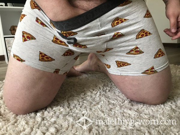 Gray Pizza Briefs