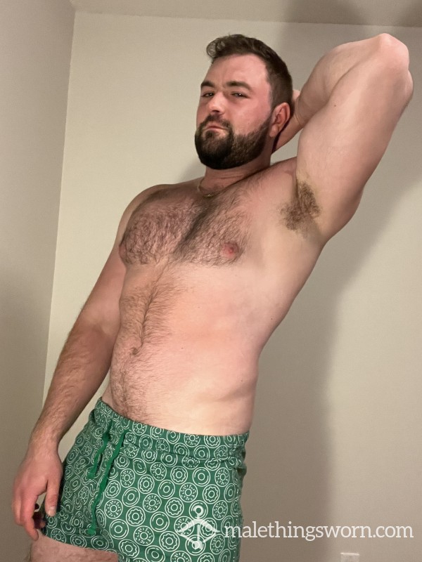 Green Jogging Shorts