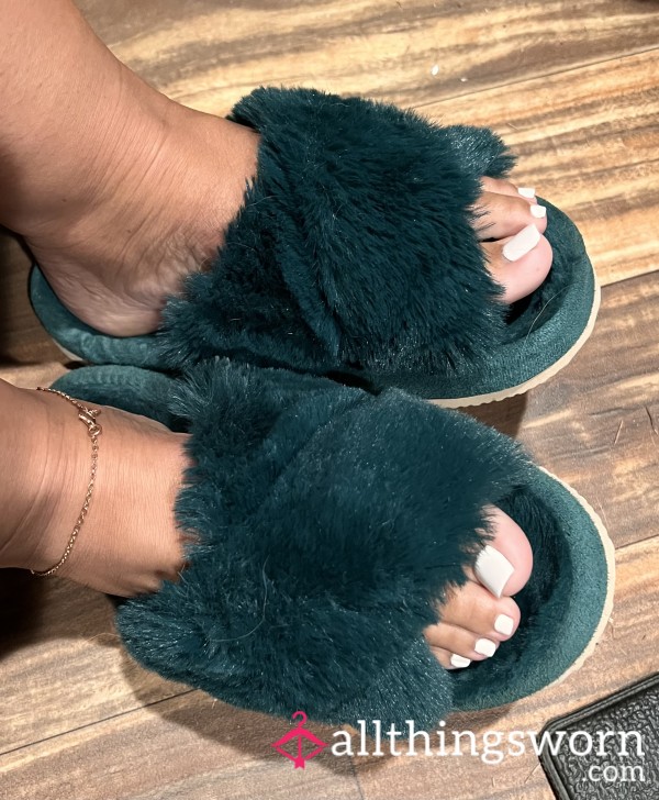 Green Soft Slippers