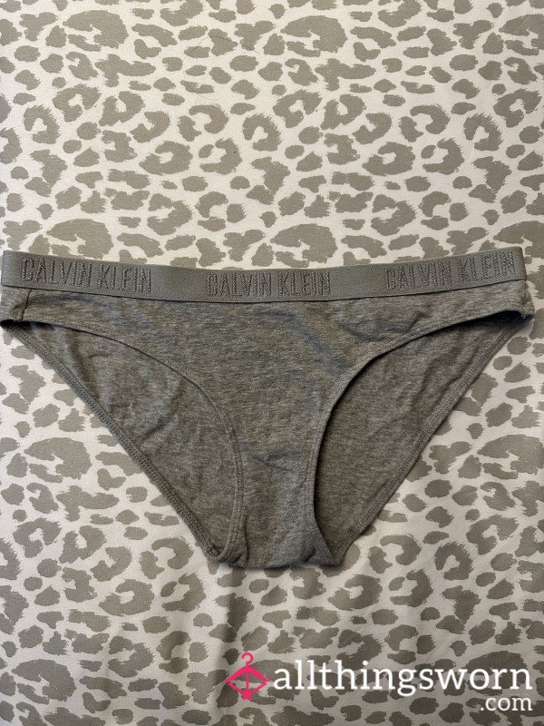 Grey Calvin Klein Cotton Panty 🩶
