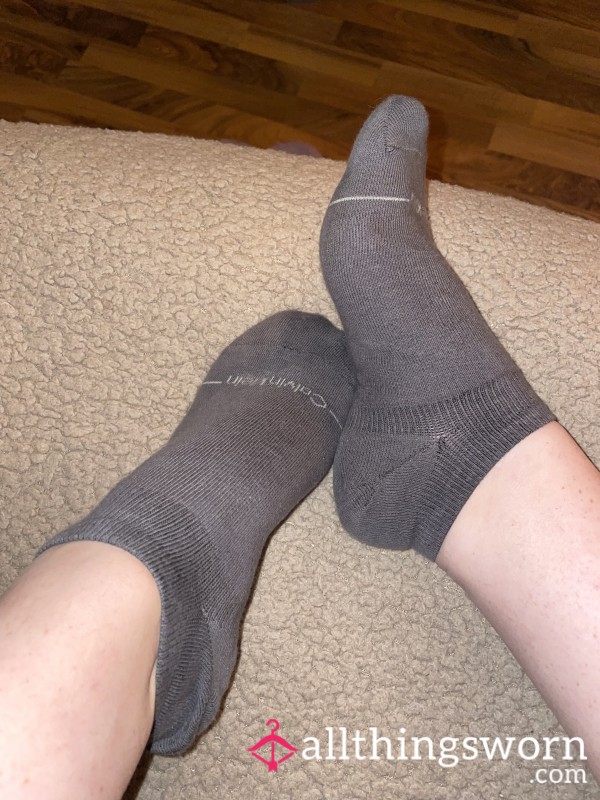 Grey Calvin Klein Trainer Socks