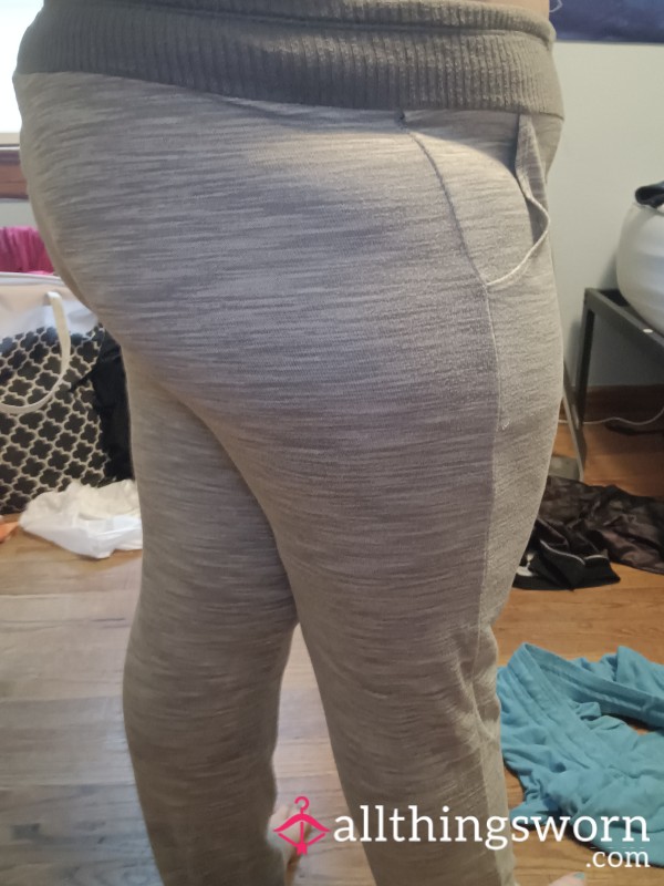 Grey Cotton Sleeping Pants Size- M