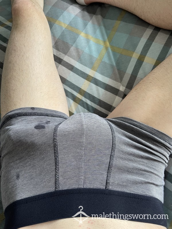 Grey C*m Filled Boxers