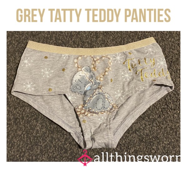 Grey Tatty Teddy Panties🧸