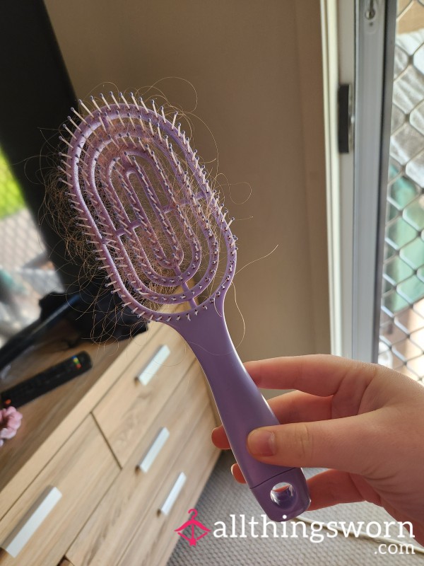 Hairbrush With 2 Months Of Hair Build Up 😈