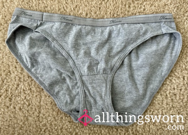 Hanes Gray Cotton Fullbacks