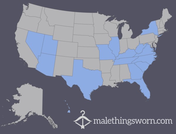 Help Me Fill Out The Map!!! (USA Customers) (34 More States To GO!)(Unmarked States Get A Discount! 🤑)