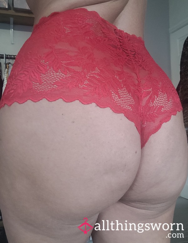 High Waist Lacey Knickers Worn For You