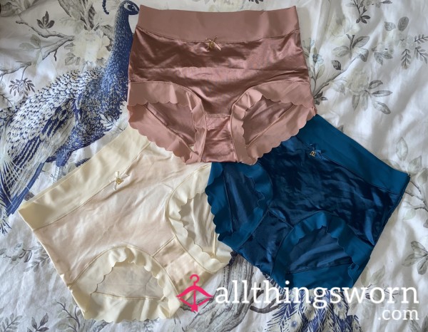 High-waisted Satin Fullbacks (48 Hour)