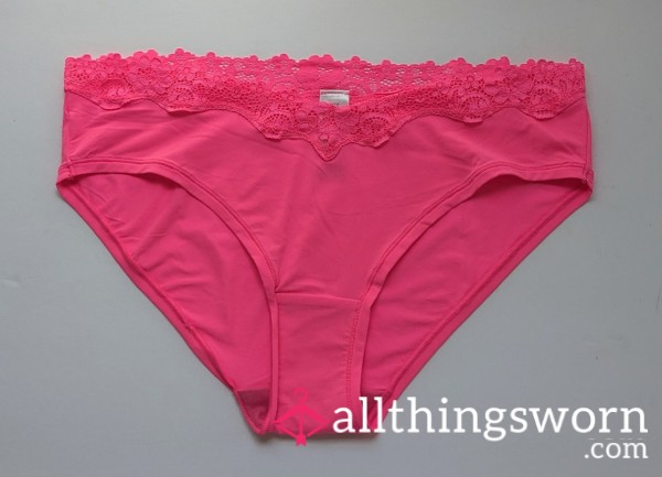 Hot Pink Full Back Panties