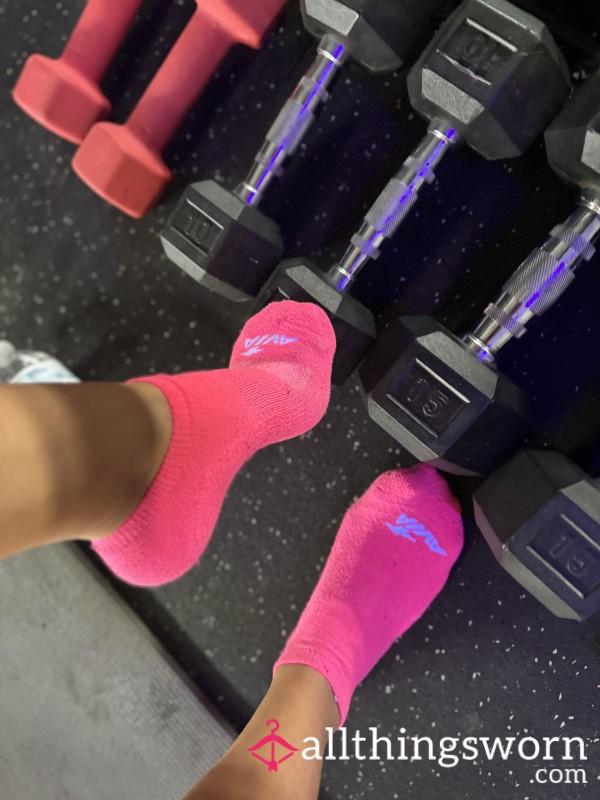 Hot Pink- Sweaty Gym Socks