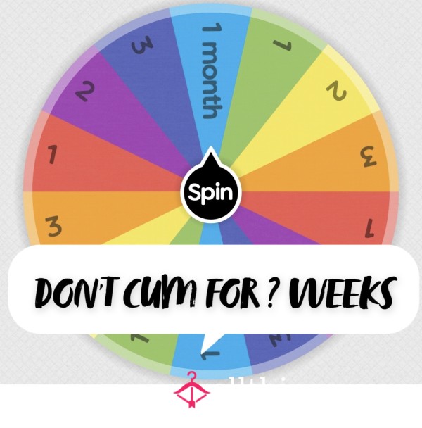 How Many Weeks Til You Can C*m? Orgasm Denial Edging Wheel