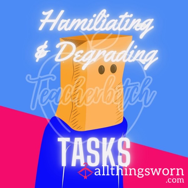 Humiliating & Degrading Tasks With Teacherb**ch