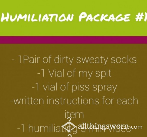 HUMILIATION PACKAGE 📦 👎