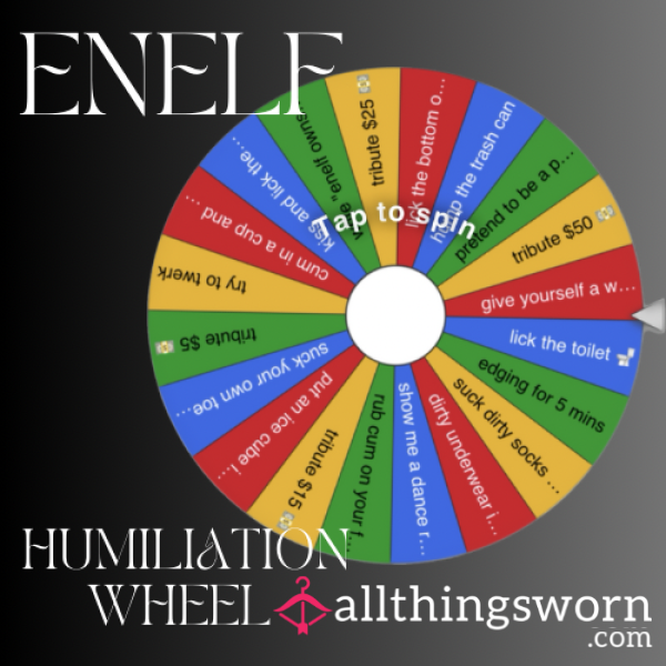 Humiliation Task Wheel