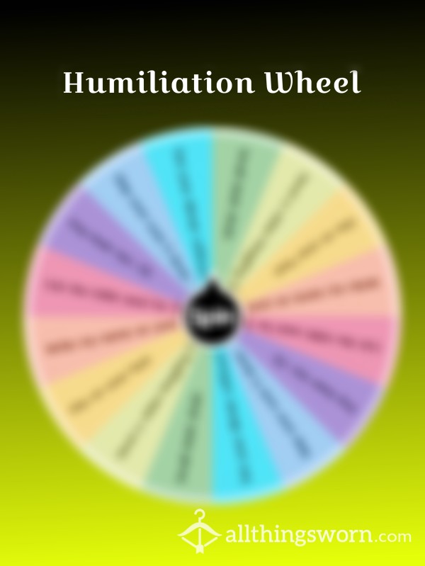 😂🤣 Humiliation Task Wheel 🚽 👅