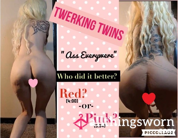 Identical Twin Twerking Compet*tion