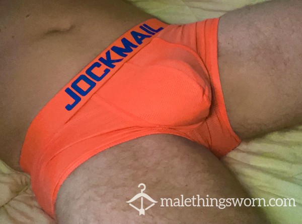 JOCKMAIL Neon Orange Boxer Briefs