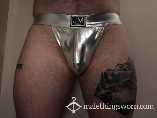 Jockmail Silver Jockstrap