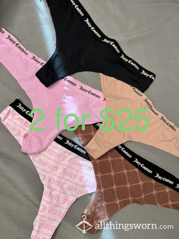 Juicy Couture Thongs Deal