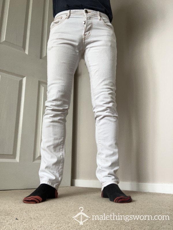 Just Cavalli White Jeans 30”w