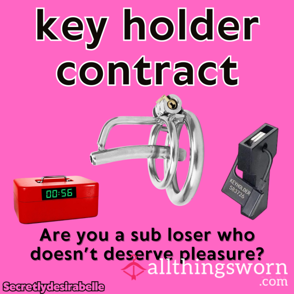 Key Holder/ Chast*ty Contract With Mistress Elle