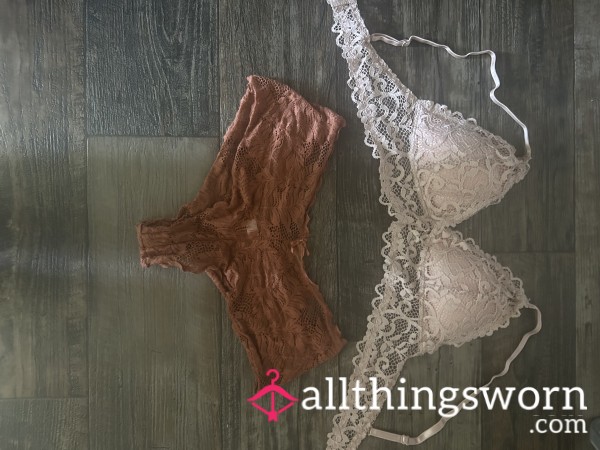 Lace Panties And Bra Worn For 24 Hours On A Bachelorette Party In The Arizona Heat 🔥