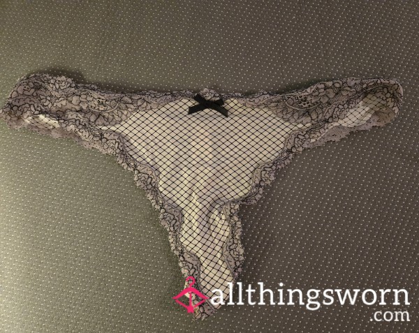 Lace Trim Thong