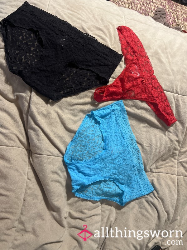 Lacey Panties Size XXL Pick Your Pair Comes With Seven Day Where