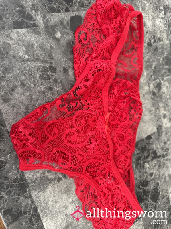 Lacy Red Panties 🔥🔥